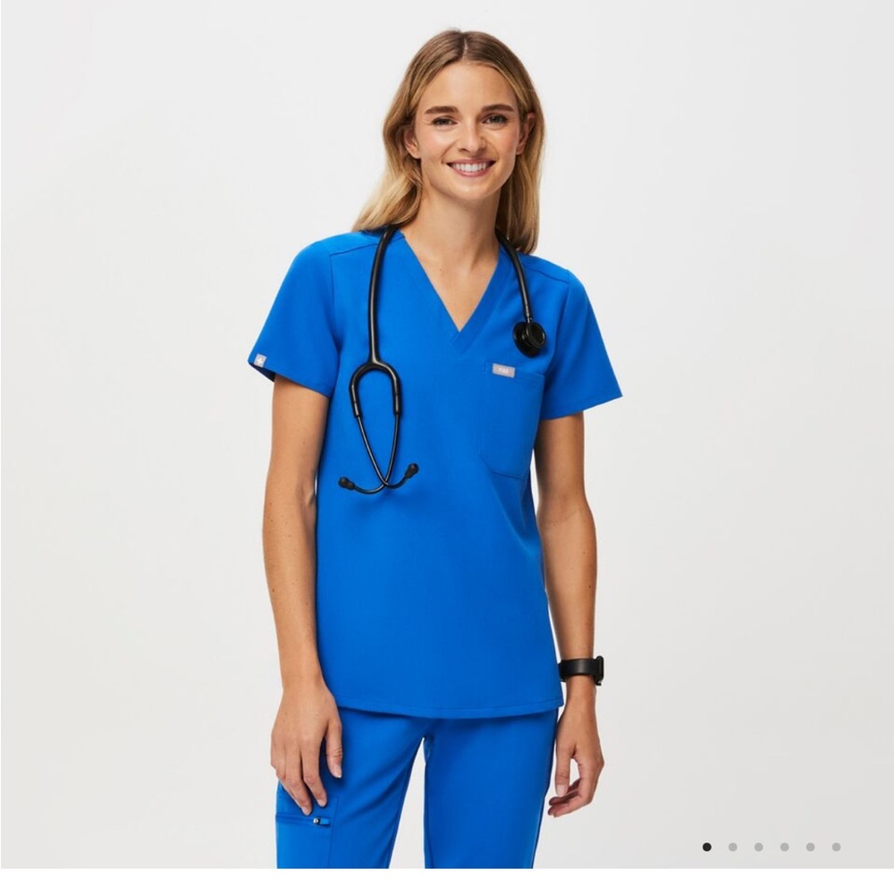 Royal blue figs scrub set LAST CHANCE